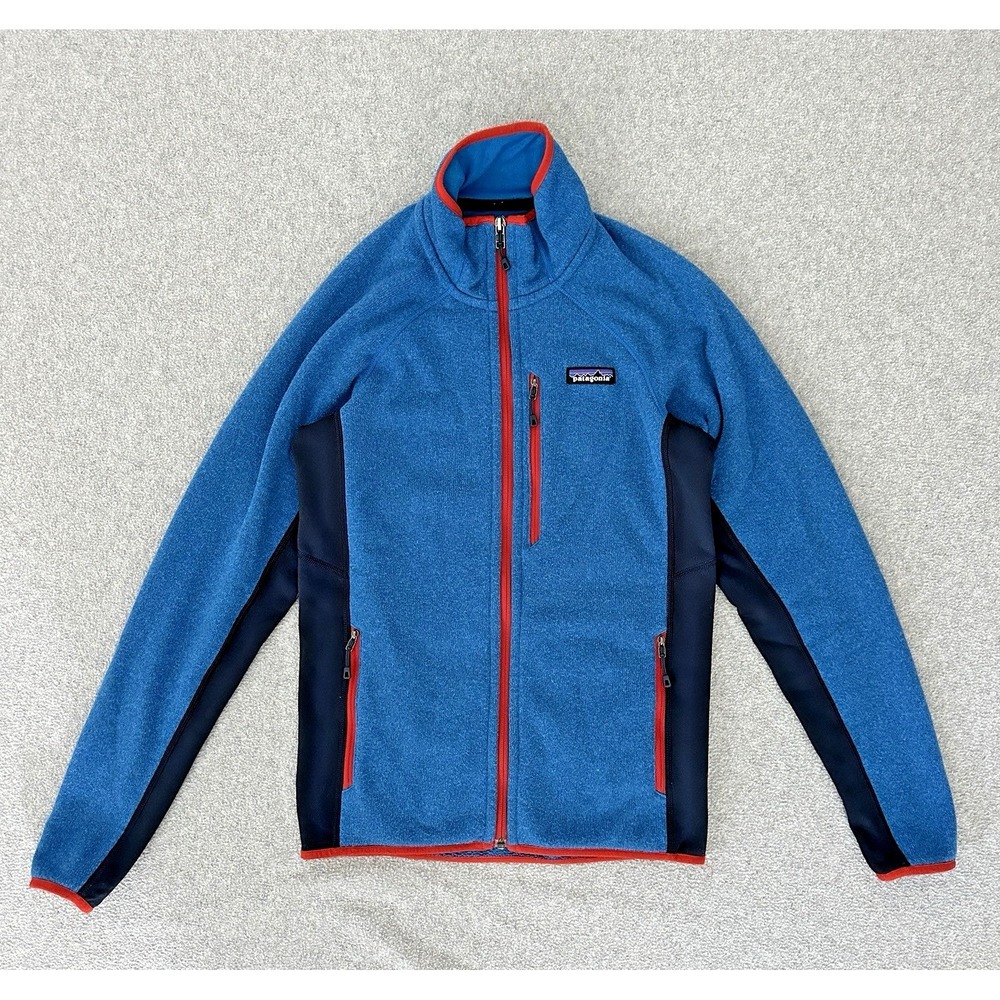 Patagonia Performance Better Sweater Mens XS Fleece Full Zip Jacket Blue 25955